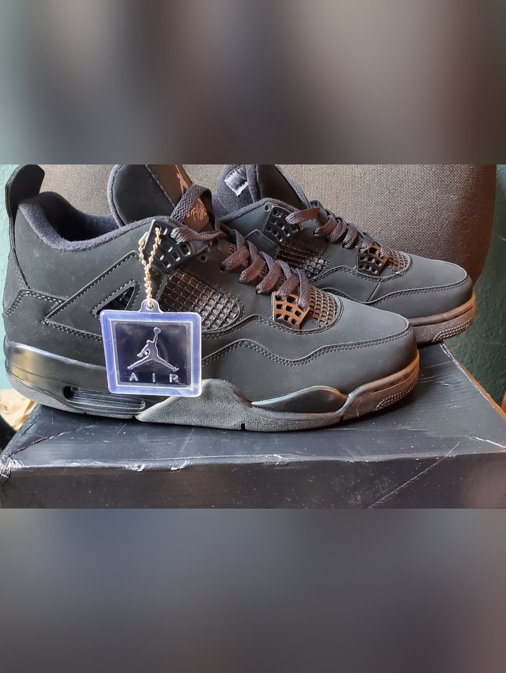 Jordan 4 Retro Black Cat. Size 10.